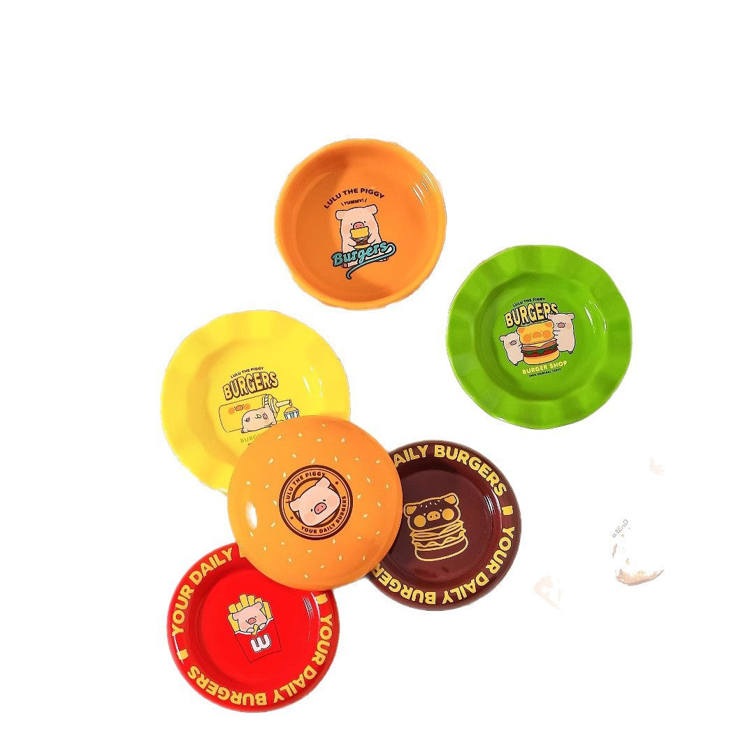 pet feeding plate pet bow