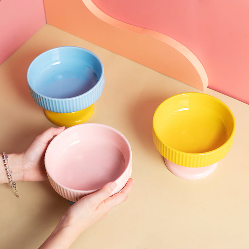 Ceramic pet bowl