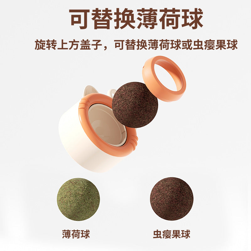 Mint ball cat toys