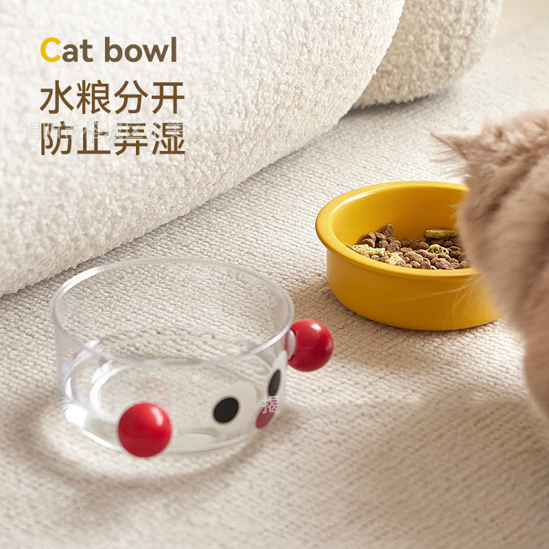 Ceramic cat bowl