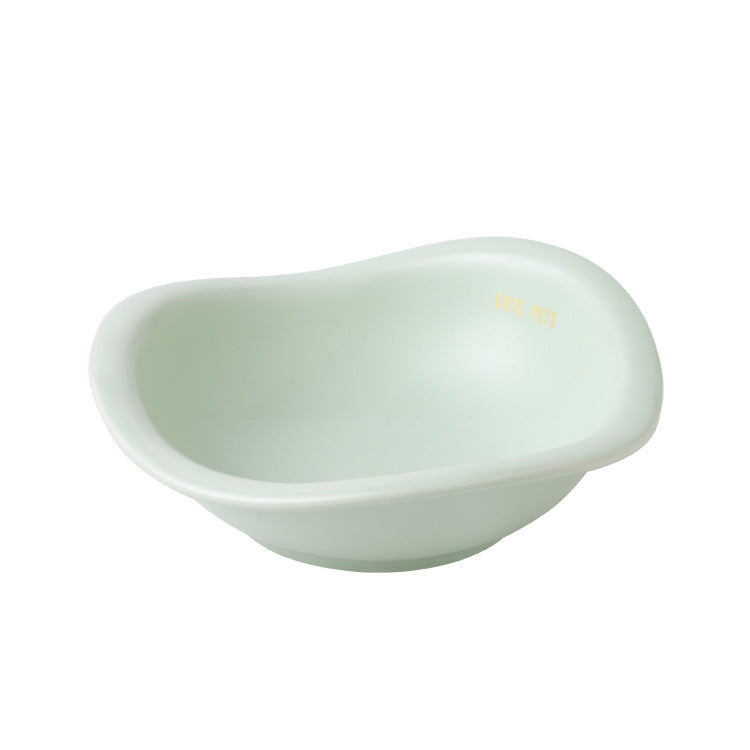 Bean bowl ceramic pet bowl dog bowl cat bowl
