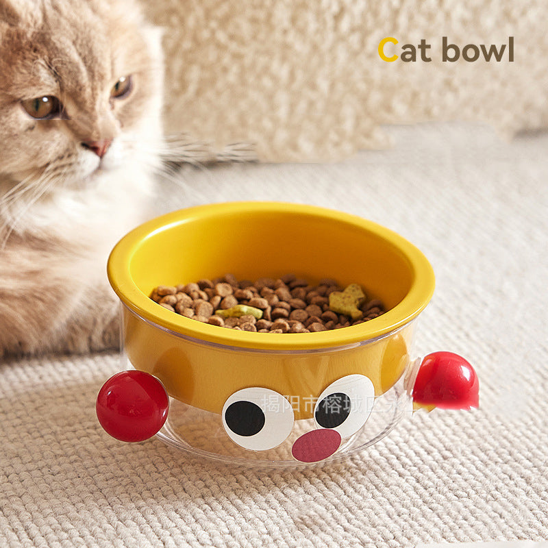Ceramic cat bowl