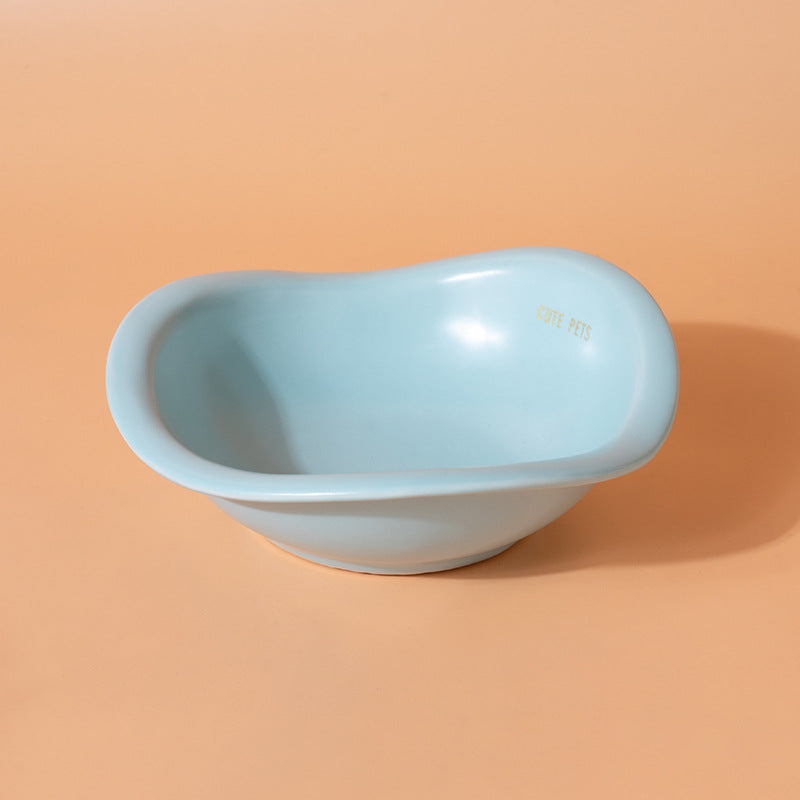 Bean bowl ceramic pet bowl dog bowl cat bowl