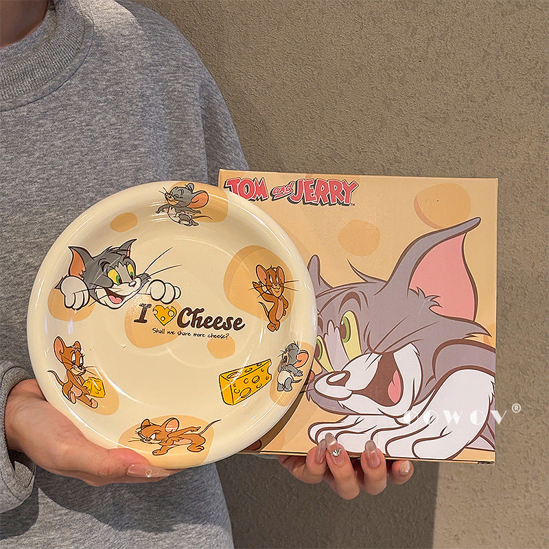 Tom and Jerry ceramic plates