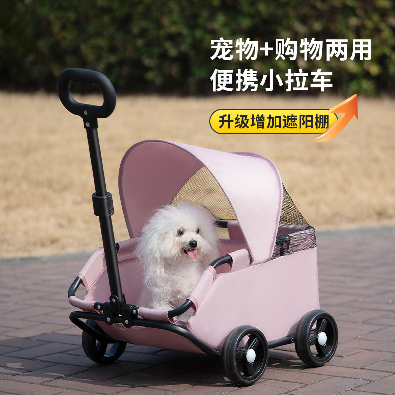 Small pet stroller for dogs