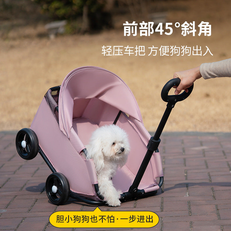 Small pet stroller for dogs