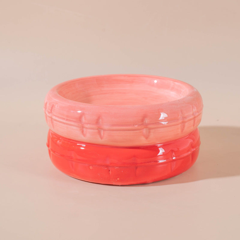 Macaron Ceramic Cat Bowl