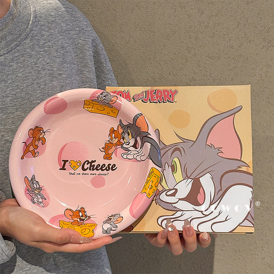 Tom and Jerry ceramic plates