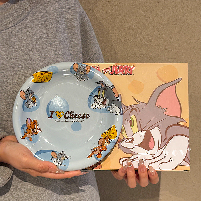 Tom and Jerry ceramic plates